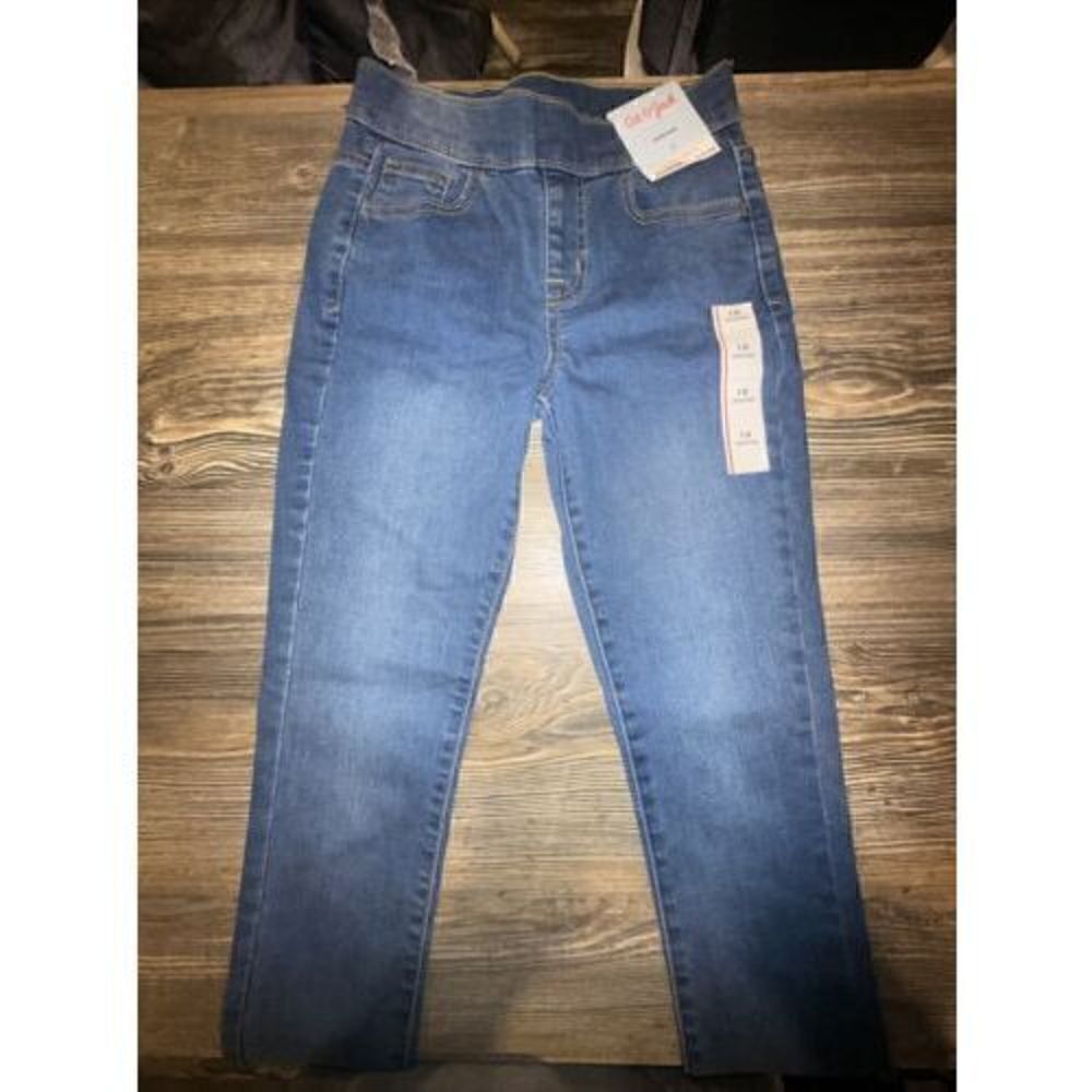 Girls Jeggings Size 10 Cat and Jack Medium Wash. New With Tags. D